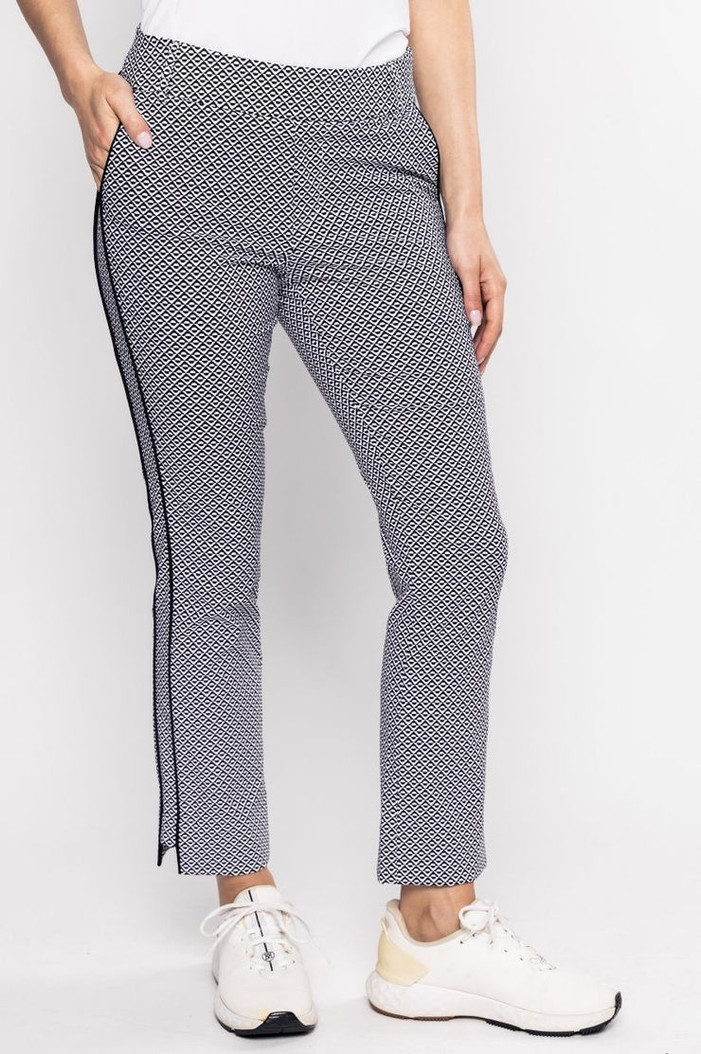 Golftini 27"  Diamonds In The Rough BW Ankle Pant