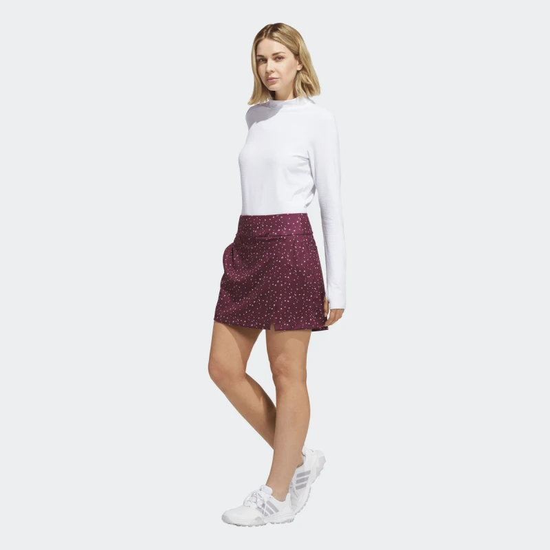 Adidas Ultimate365 Floral Maroon Wrap Skort [AW26]