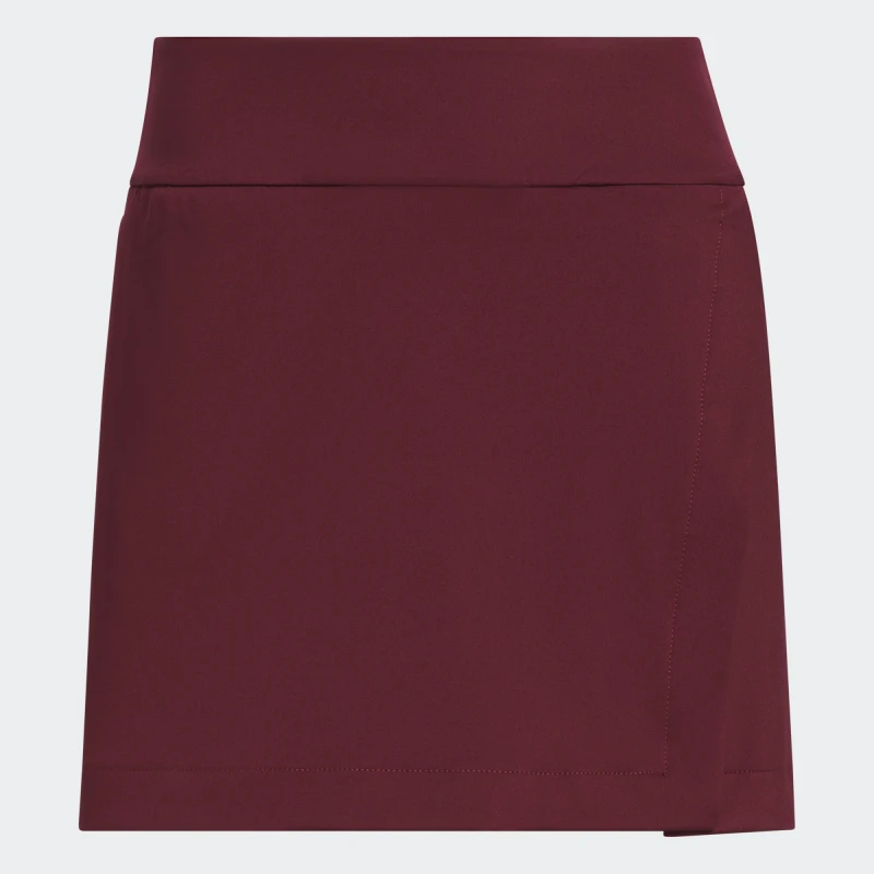 Maroon Adidas Ultimate365 Solid Wrap Skort