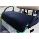 GolfChic Quilted Golf Cart Seat Cover - Black/Green