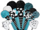 Just4Golf Hybrid Headcover - Turquoise Diamonds