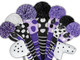 Just4Golf Driver Headcover - Purple Dots