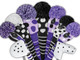 Just4Golf Fairway Headcover - Purple/White Dots