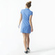 Daily Sports Lyric Short Sleeve Golf Dress (Fashion Solids)