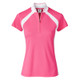 Carole Dahlia Pink Short Sleeve Polo