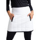 KINONA Quilted and Cozy Golf Skort - White