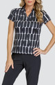 Tail Atha Short Sleeve Mock - Checkered Geo