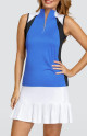 Tail Dylanie Admiral Blue Sleeveless Mock 