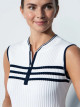 Daily Sports Awara White Knit Sleeveless Dress