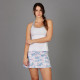 Denise Cronwall Grids Tiered Skort - Floral