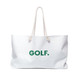 Iconic GOLF Inside The Ropes Canvas Tote