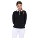 BelynKey Gracie Onyx/Cherry Blossom Long Sleeve Polo