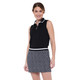 BelynKey Birdie Onyx/Chalk Sleeveless Polo