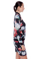 Swing Control Velocity Black Floral Bomber Jacket