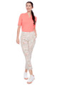 Swing Control Techno 28" Coral Paisley Ankle Pant