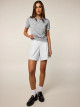 Greyson Bardot Grey Heather Short Sleeve Sweater Polo