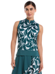 Callaway Abstract Swirl Sleeveless Mock