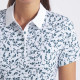 Puma Floral Burst Short Sleeve Golf Polo