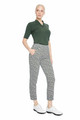 Swing Control Leaves Olive/White Techno Ankle Pant