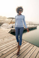 Golftini Cheers Seersucker Crewneck Sweater