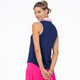 BelynKey Penny Ink/Rose Sleeveless Polo