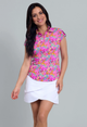 IBKUL Allana Tulip Short Sleeve Polo
