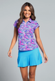 IBKUL Allana Tulip Short Sleeve Polo