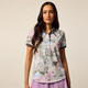Greyson Where Wolves Roam Scarlett Short Sleeve Polo