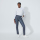 Daily Sports Magic Check Navy 32" Warm Pants [F25]
