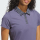 Adidas Gingham Preloved Violet Short Sleeve Polo