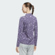 Adidas Ultimate365 Preloved Violet Printed Quarter Zip Mock