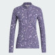 Adidas Ultimate365 Preloved Violet Printed Quarter Zip Mock