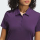 Adidas Aurora Plum Short Sleeve Golf Polo