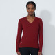 Daily Sports Madelene Cable Knit V-Neck Sweater