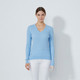 Daily Sports Madelene Cable Knit V-Neck Sweater