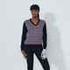 Daily Sports Delusion Black/Veronica V-Neck Sweater[F25]
