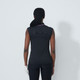 Daily Sports Embroidery Logo Black Sleeveless Polo
