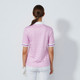 Daily Sports Delusion Pink Half Sleeve Polo
