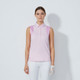 Daily Sports Pink Pansy Sleeveless Polo