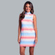 IBKUL Susan Zig Zag Sleeveless Dress