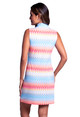 IBKUL Susan Zig Zag Sleeveless Dress