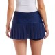 TzuTzu Piper Navy Mesh Pleat Skort