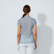 Daily Sports Breeze Kaleidoscope Print ¾ Sleeve Mesh Polo