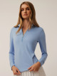 Greyson Halley Wolf Blue Quarter Zip 