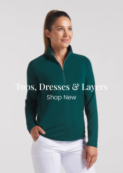 Women's Golf Tops, Dresses & Layers