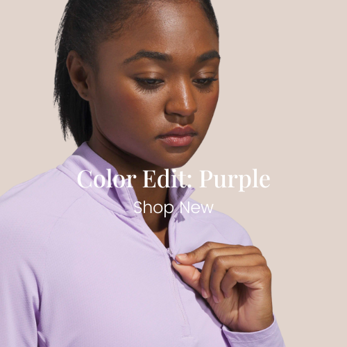 Women's Purple Golf Clothes for Fall