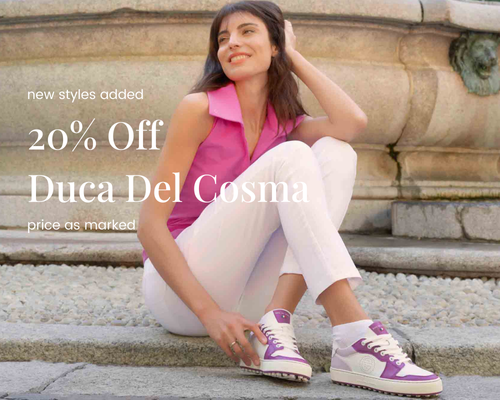 20% off Duca Del Cosma golf shoes for women