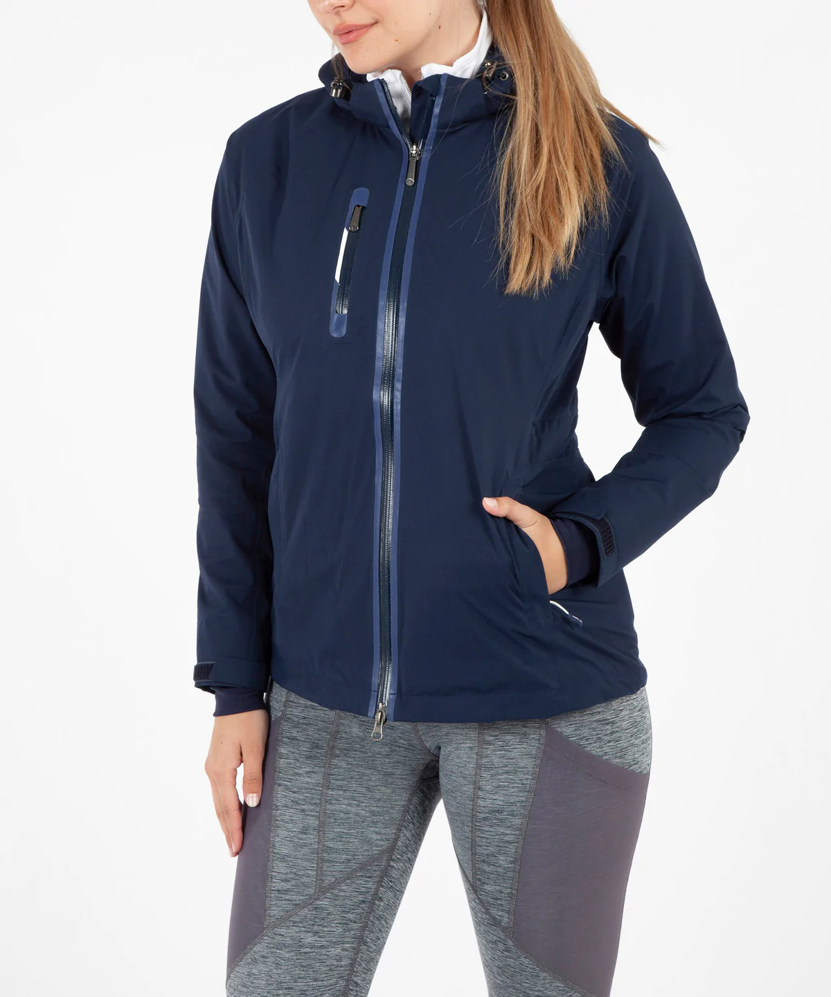 Sunice Kate GORE-TEX® Performance Jacket w/ Removable Hood - Midnight |  Golf4Her