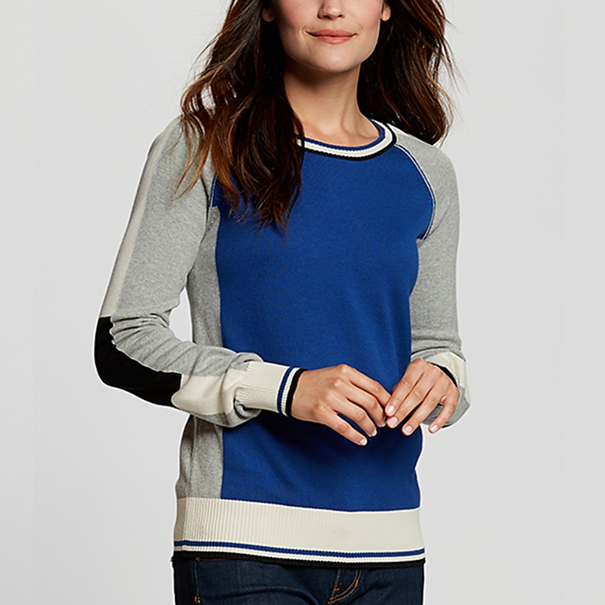 Cutter u0026 Buck Ladies Stride Colorblock Sweater | Golf4Her