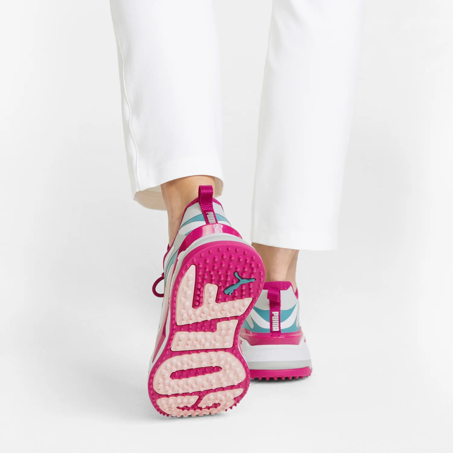 Puma Chalk GS-Fast Golf4Her | Spikeless Pink/Porcelain Shoe Golf